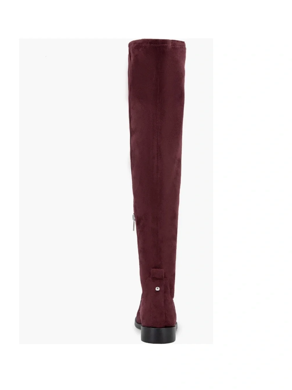 Reaction Kenneth Cole Windy Knee High Boots Burgundy Micro Suede Women’s Size 8